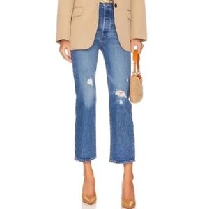 CCO ↓ Revolve LEVI'S Ribcage Straight Ankle in Jive Tribe 29x27